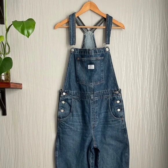 Levi's Women's Vintage Denim Jean Overalls Size Large - Picture 6 of 14